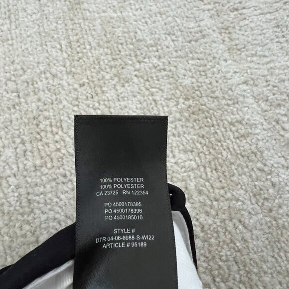 Aritzia Wilfred The Effortless Pant Wide Leg Pleated High Rise Black Trousers 6 - Picture 10 of 10